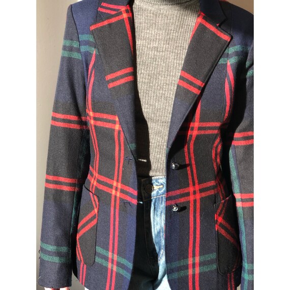 Plaid Blazer