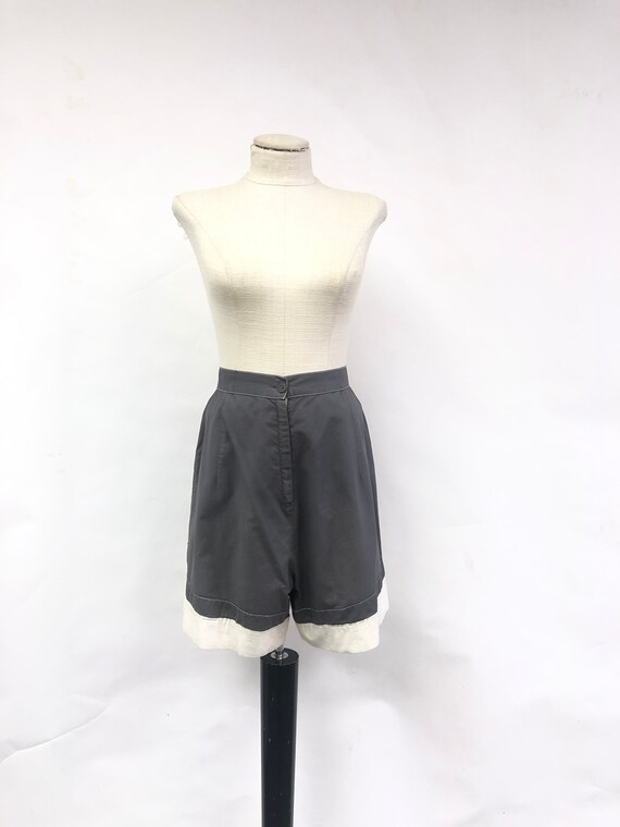 Vintage 1950's Grey Shorts - image 1