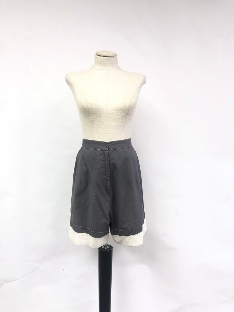 Vintage 1950's Grey Shorts image 1