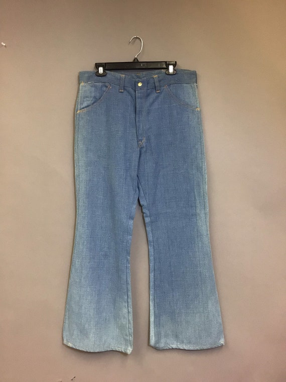 Vintage 1970’s Ely Flare Bottom Jeans - image 1