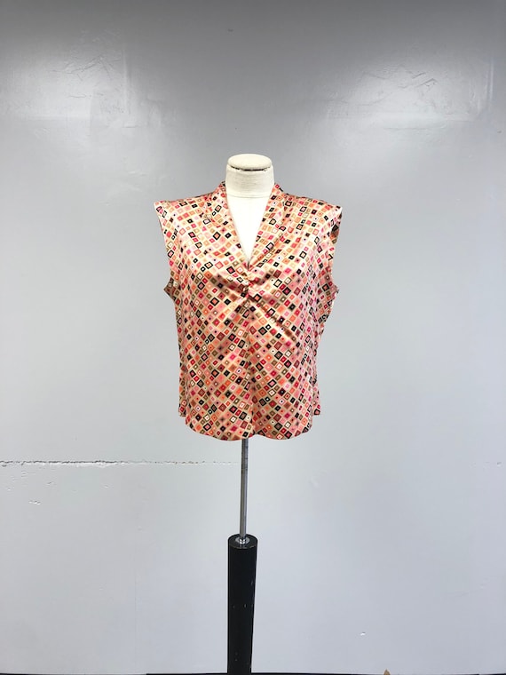 Vintage 1980's Silk Top - image 1