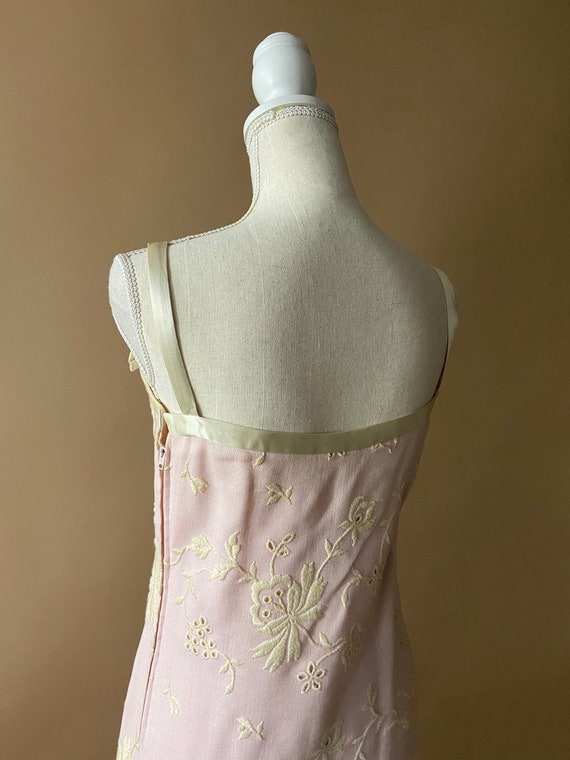 Vintage 1950's/1960's Flah & Co. Pink Eyelet Dres… - image 7