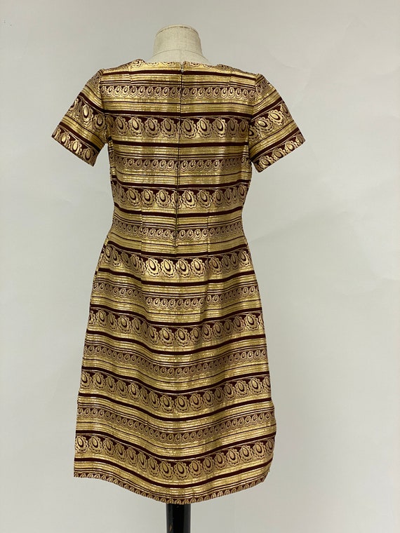 Vintage 1970's Brocade Dress - image 7