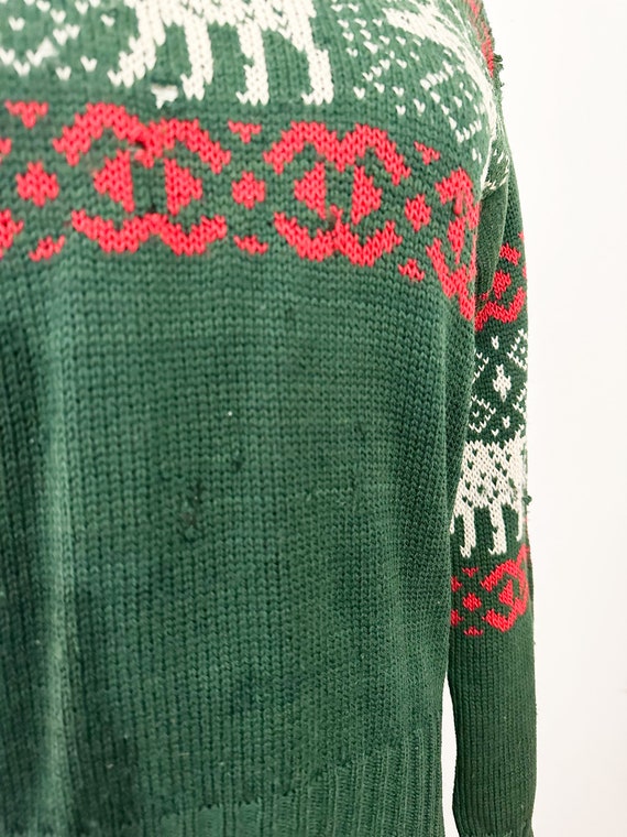 Vintage 1940's Kandahar by Bert Charon Green Wool… - image 9