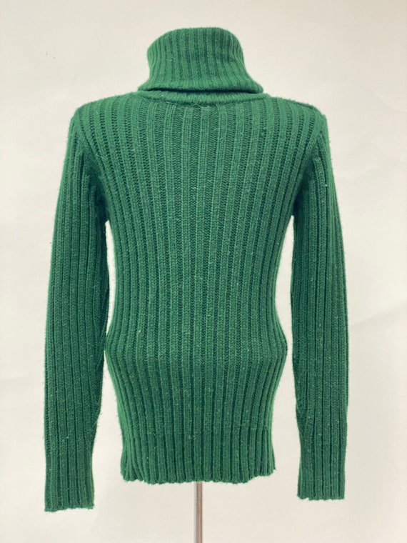 Vintage 1960's Acrylic Turtleneck Sweater - image 7