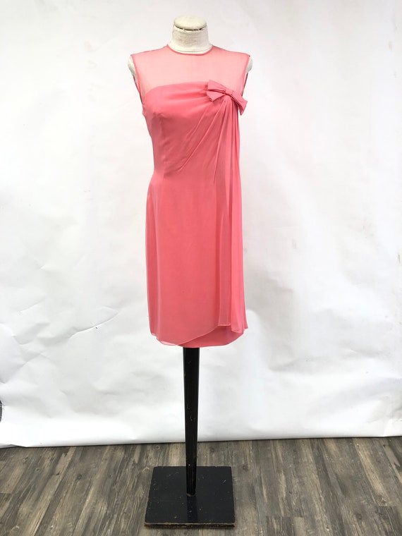1960's Pink Evening Dress