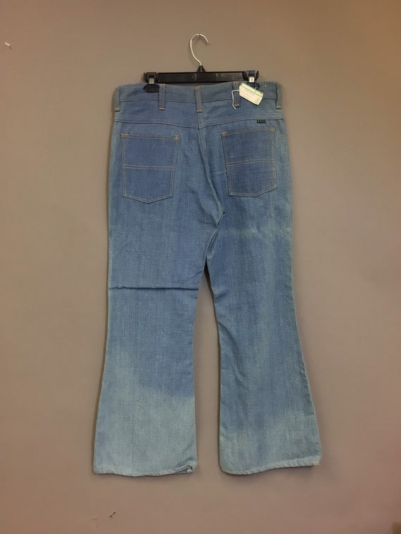 Vintage 1970’s Ely Flare Bottom Jeans - image 7