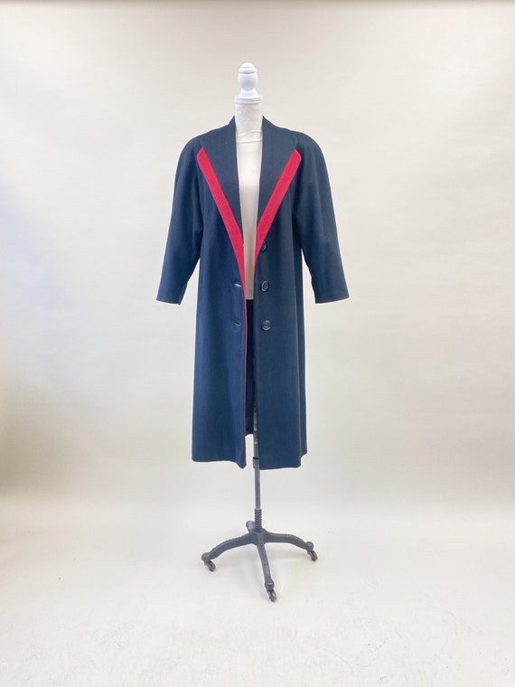 Vintage 1980's Wool Long Coat