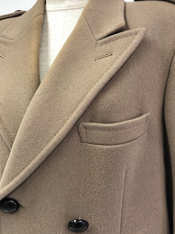 Vintage 1950's Double Breasted Wool Coat - image 6