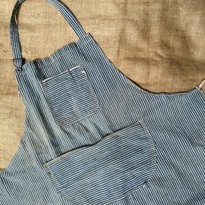 Railroad Stripe Apron