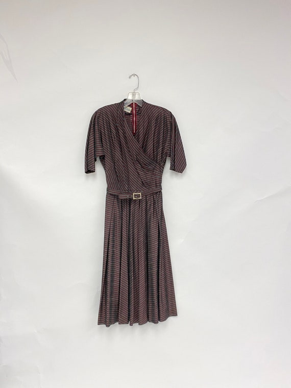 Vintage 1940's/1950's McKettrick Striped Evening/… - image 1