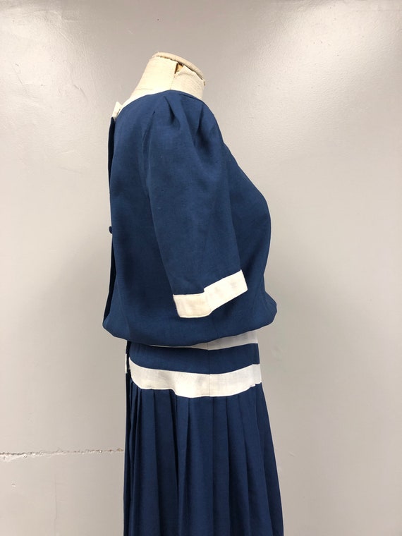 Vintage 1980's Maggy Boutique Pleated Dress - image 5