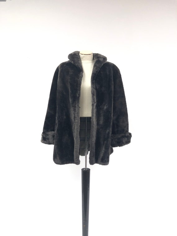 Vintage 1960's Swears and Wells Faux Fur Coat - image 1