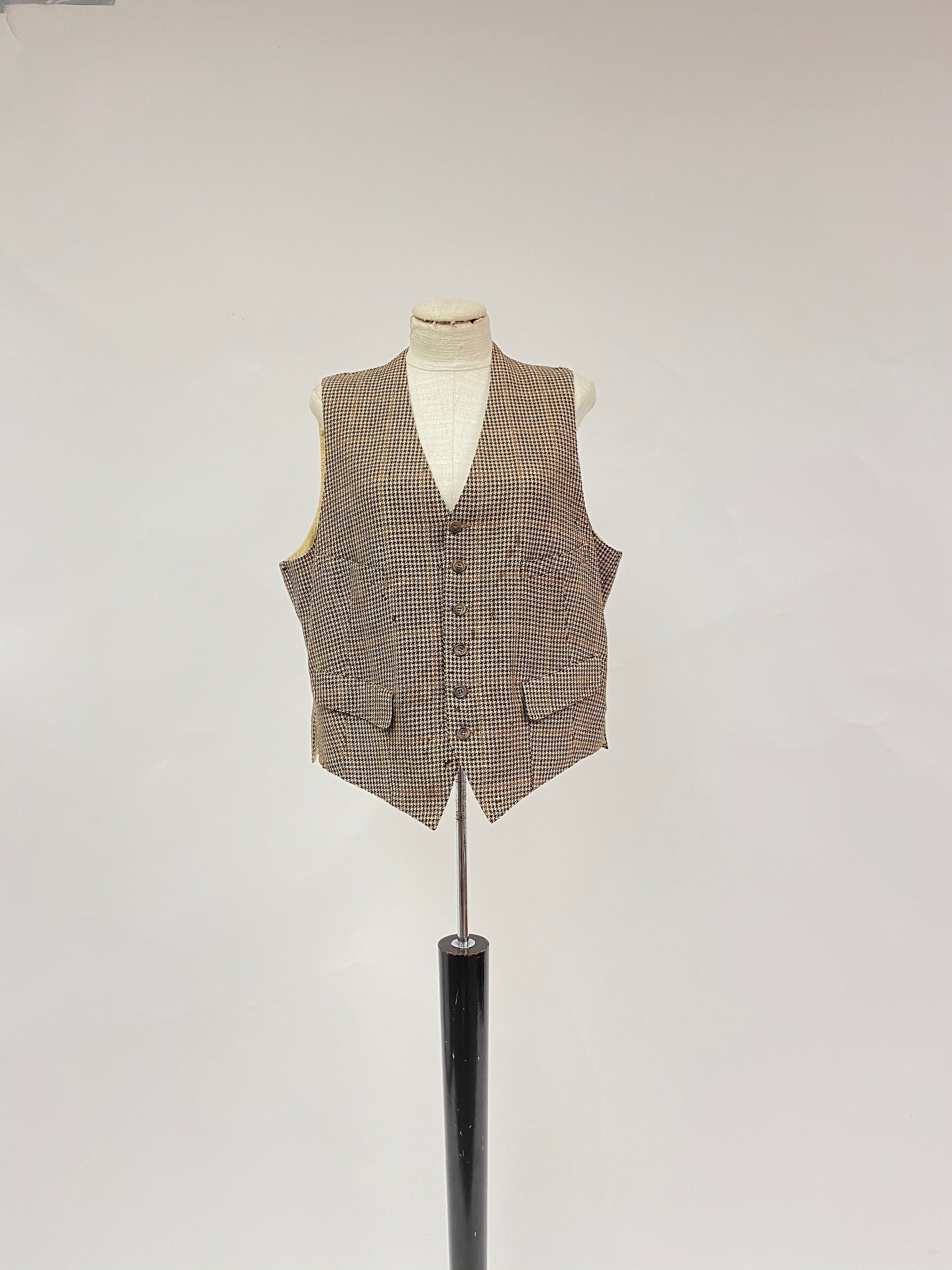Harris Tweed Vest - Etsy