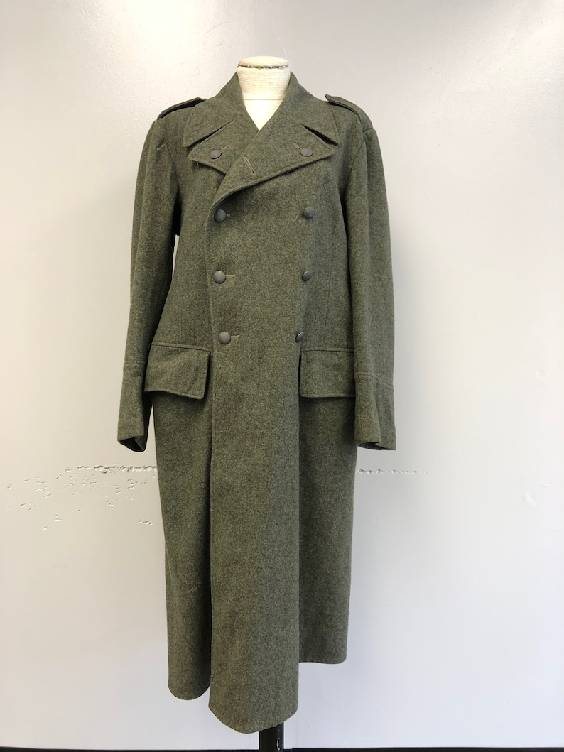 1940's Swedish Military Overcoat | Etsy