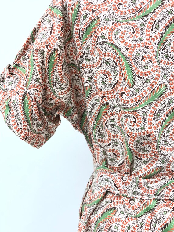 Vintage 1960's Paisley Dress - image 6