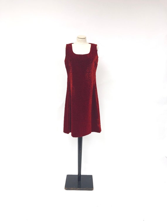 Vintage 1970's/1980's Handmade Velvet Dress