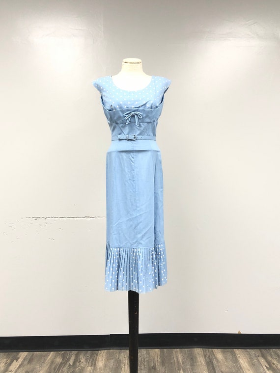 1950's Belted Sheath Dress