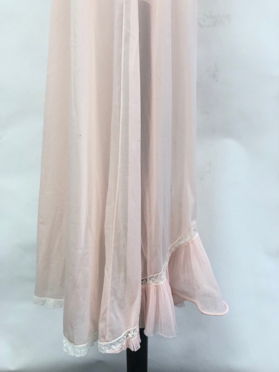 Vintage 1940's Sheer Night Gown - image 7