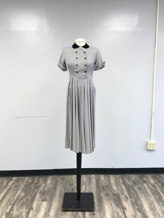 1940's/50's Plaid Dress with original tags