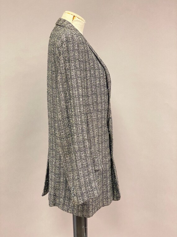 Vintage Oversized Tweed Blazer - image 5