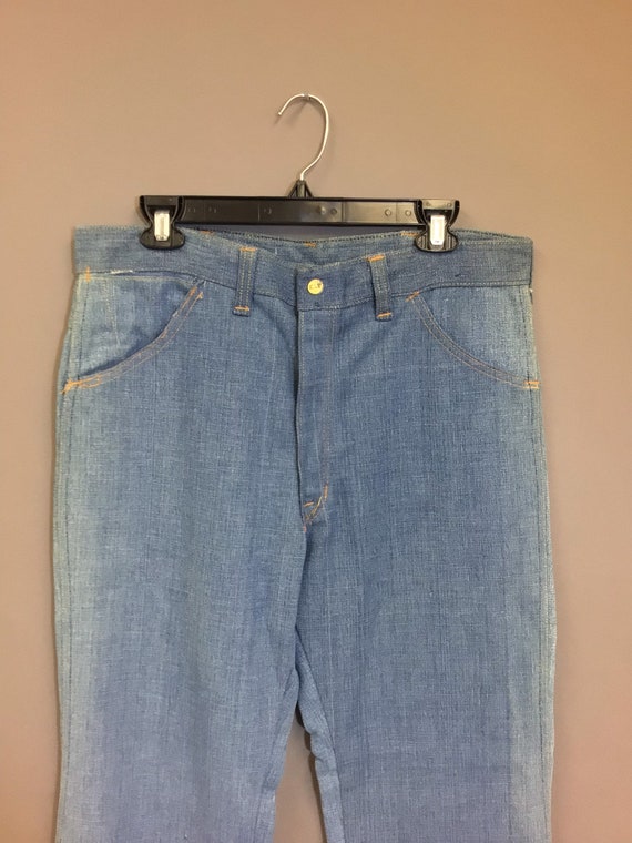 Vintage 1970’s Ely Flare Bottom Jeans - image 2