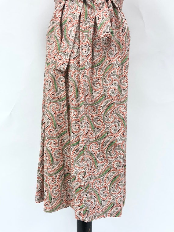 Vintage 1960's Paisley Dress - image 7