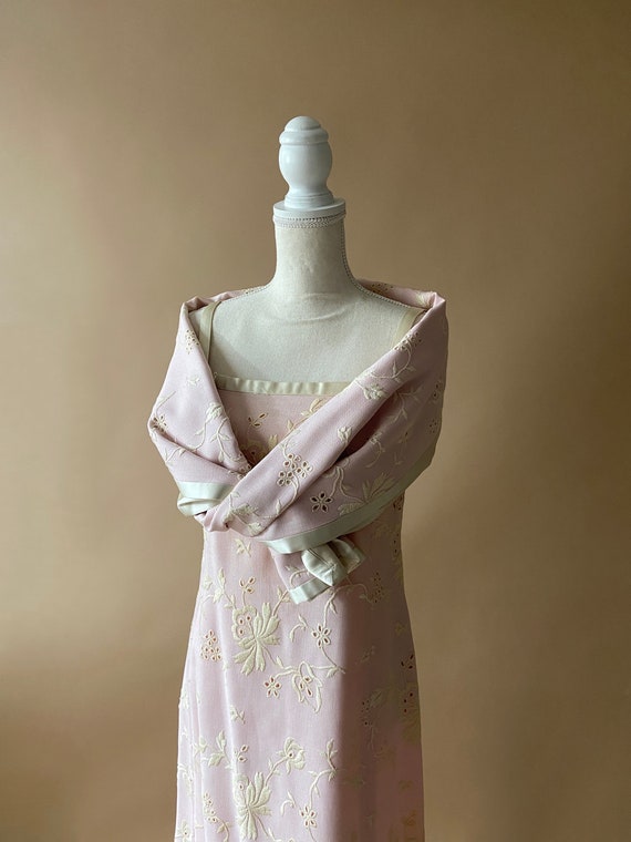 Vintage 1950's/1960's Flah & Co. Pink Eyelet Dres… - image 3