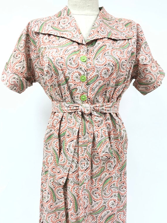 Vintage 1960's Paisley Dress - image 3