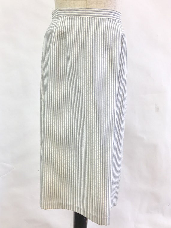 Vintage 1960's Seer Sucker Skirt Suit - image 6