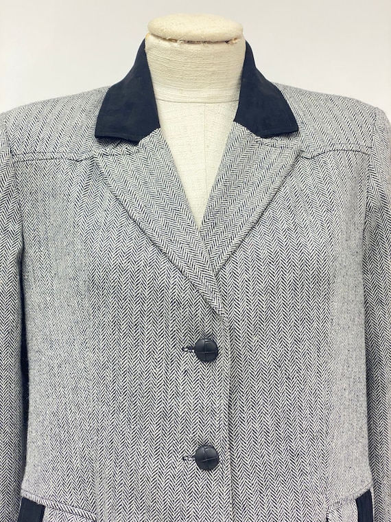 Vintage 1990's Herringbone Jacket - image 3