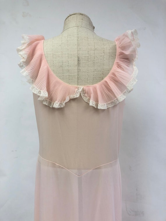 Vintage 1940's Sheer Night Gown - image 9