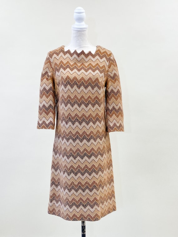 Vintage 1970's Wool Knit Dress - image 2