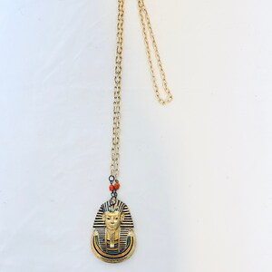 Vintage EISENBERG King Tut Pendant Necklace image 5