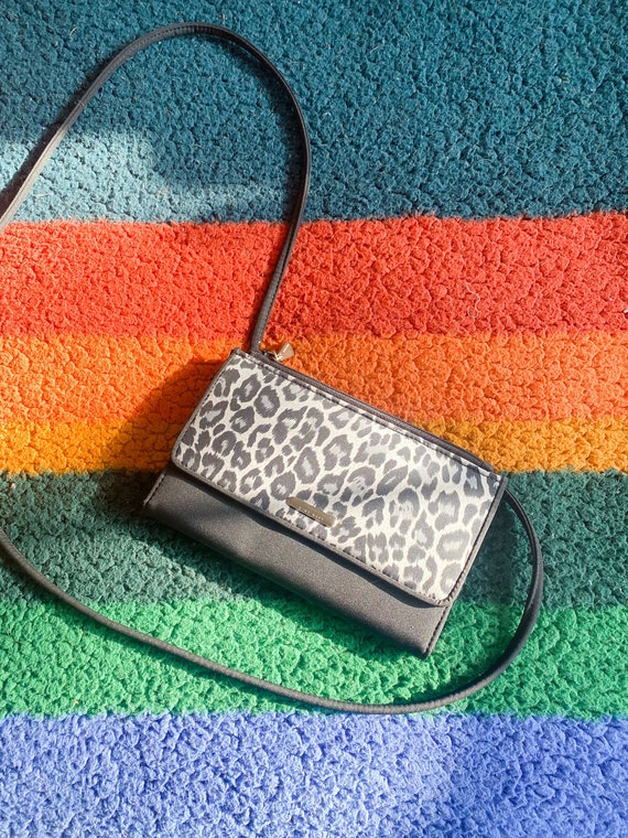 Vintage 1990's Nine West Leopard Print Crossbody W