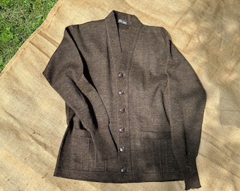 Vintage 1930's Sportwear Wool Spa Coat Cardigan