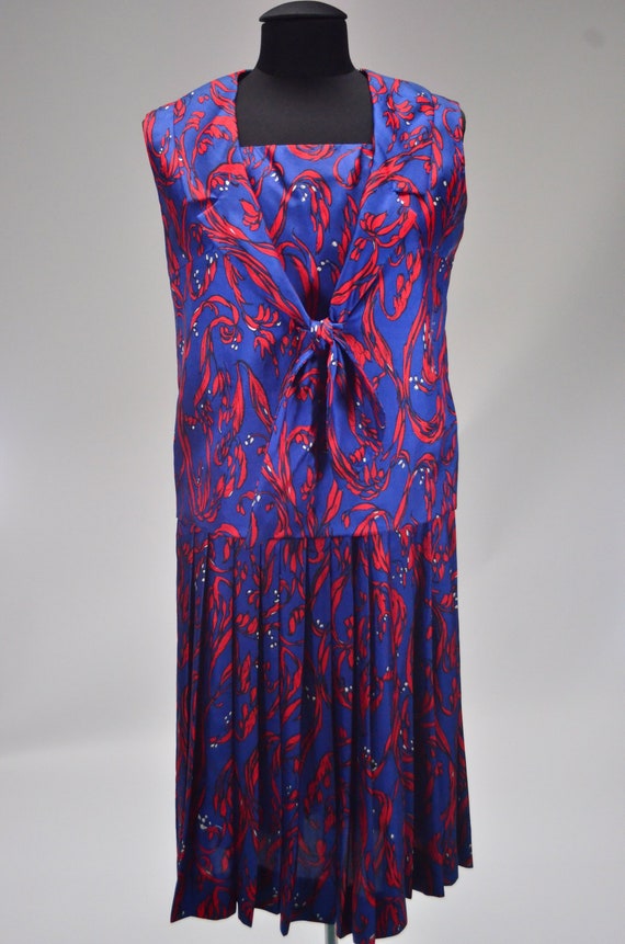 Vintage 1960's/1970's Stephan Ltd. Two-Piece Silk 