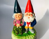Rare Uniboek gift gnomes music box, David the gnome music box