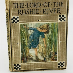 VERY RARE Antique Cicely Barker Flower Fairies “Lord of the Rushdie River” book, antique fairies, Antique Cicely Mary Barker fairies book