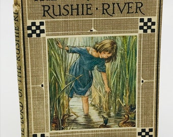 VERY RARE Antique Cicely Barker Flower Fairies “Lord of the Rushdie River” book, antique fairies, Antique Cicely Mary Barker fairies book