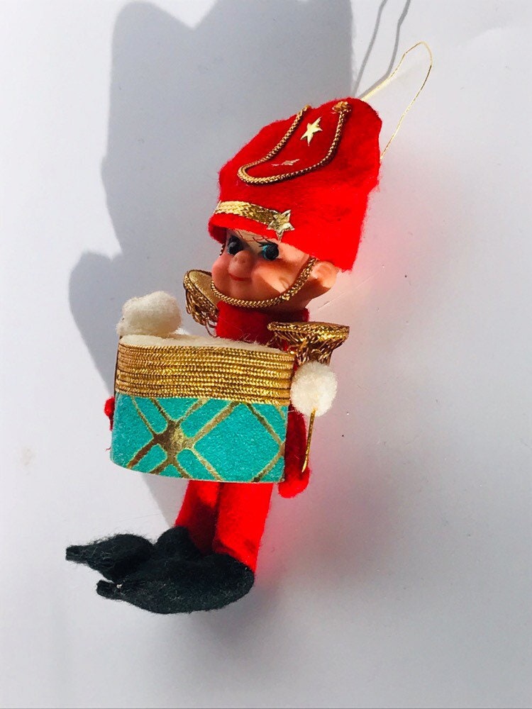 1960年代ヴィンテージクリスマスエルフ人形ニーハガーエルフで約20cm