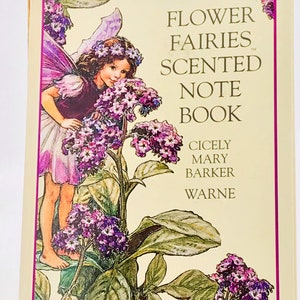 Vintage Cicely Mary Barker’s Flower Fairies Scented Note Book, vintage Cicely Mary Barker