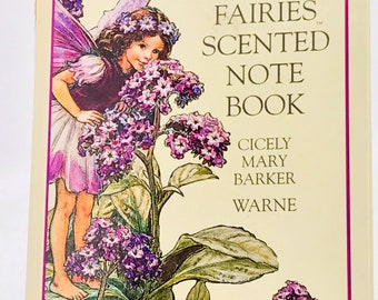 Vintage Cicely Mary Barker’s Flower Fairies Scented Note Book, vintage Cicely Mary Barker