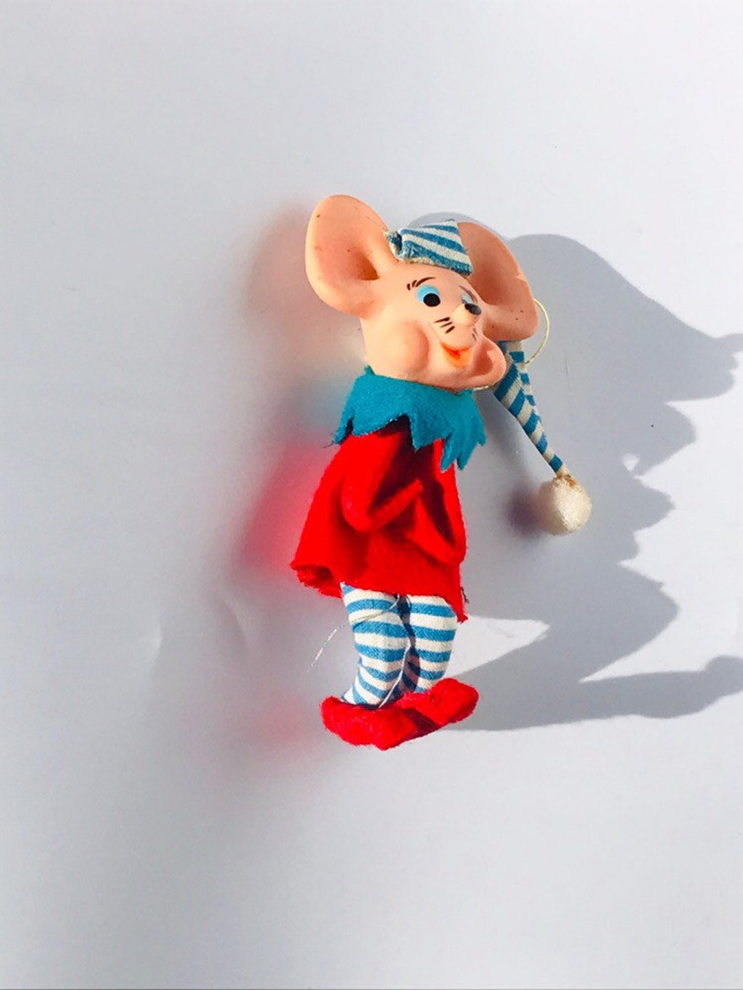 1960年代ヴィンテージクリスマスエルフ人形ニーハガーエルフで約20cm