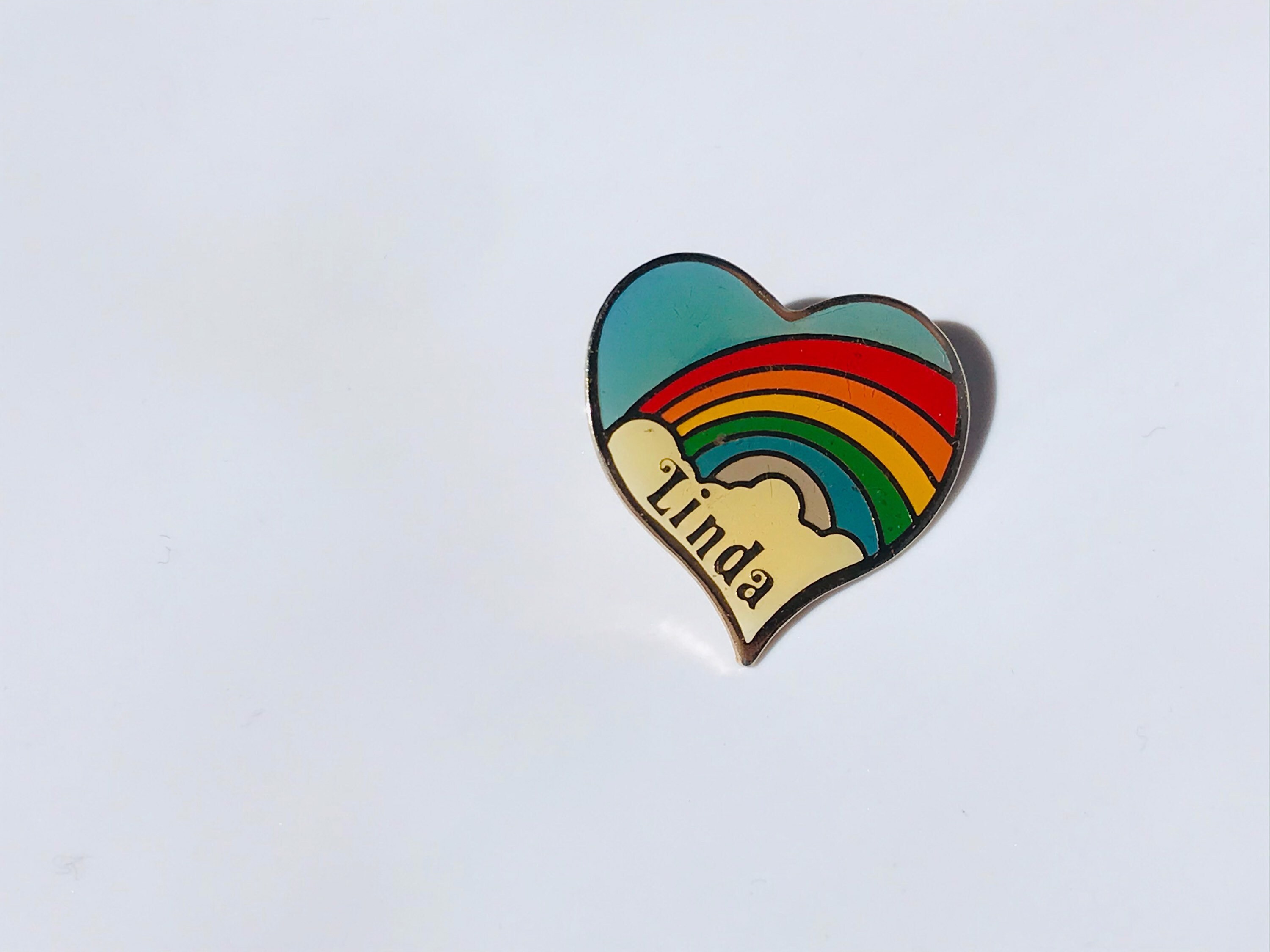 Very rare vintage rainbow pin vintage 1980s jewelry 1980s Etsy