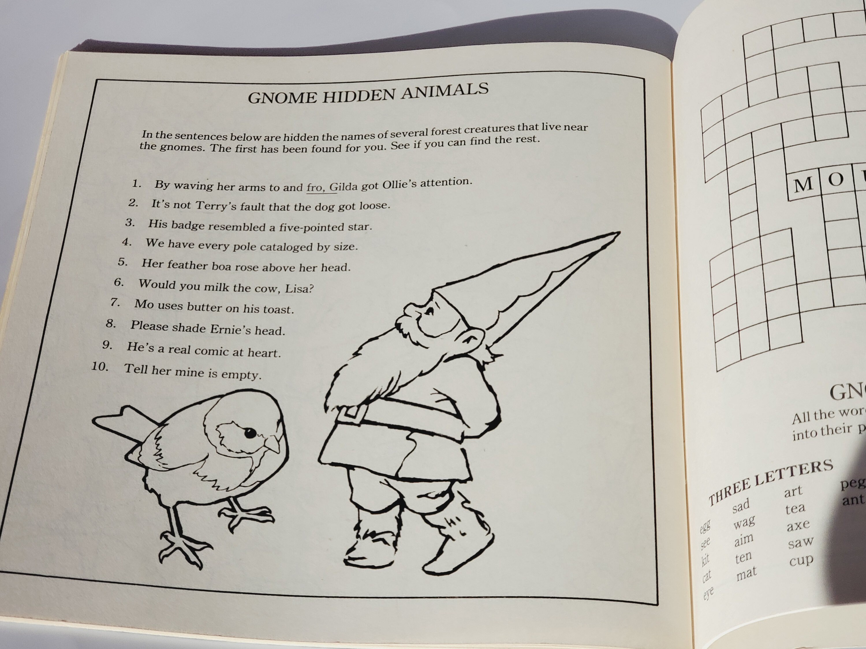 VERY RARE Vintage Collectors Coloring Book, Gnome Kids Activity Book ...