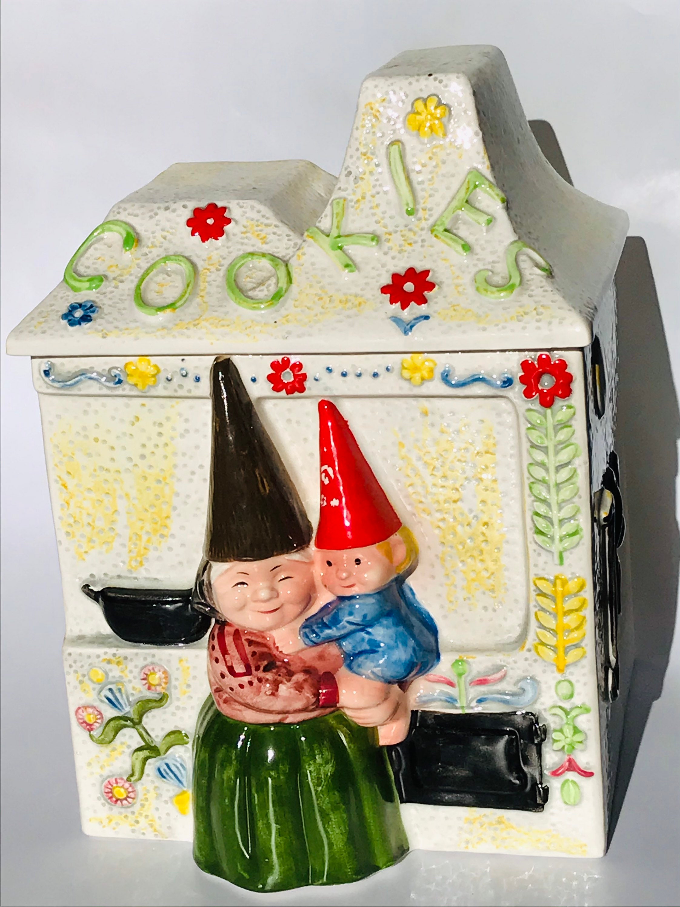 VERY RARE Vintage Unieboek Cookie Jar, Vintage Collectors Unieboek