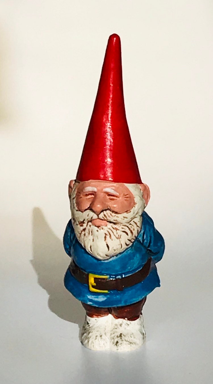 VINTAGE 1980 UNIEBOEK Gnome PVC 3 Figurines RARE Ornament
