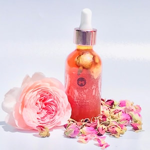 LIMITED EDITION Heart Alchemy Elixir, homegrown organic roses, white and pink lotus, blessed waters, crystal and flower essences...