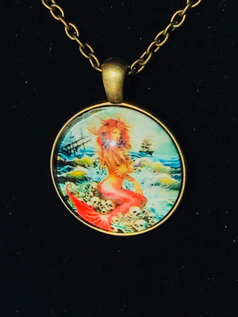 Beautiful Mermaid necklace mermaid pendant